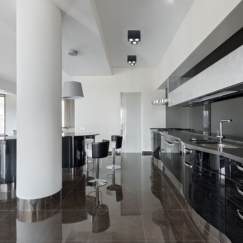 GU10 Adattatore per Faretti Quadrato Nero img 1