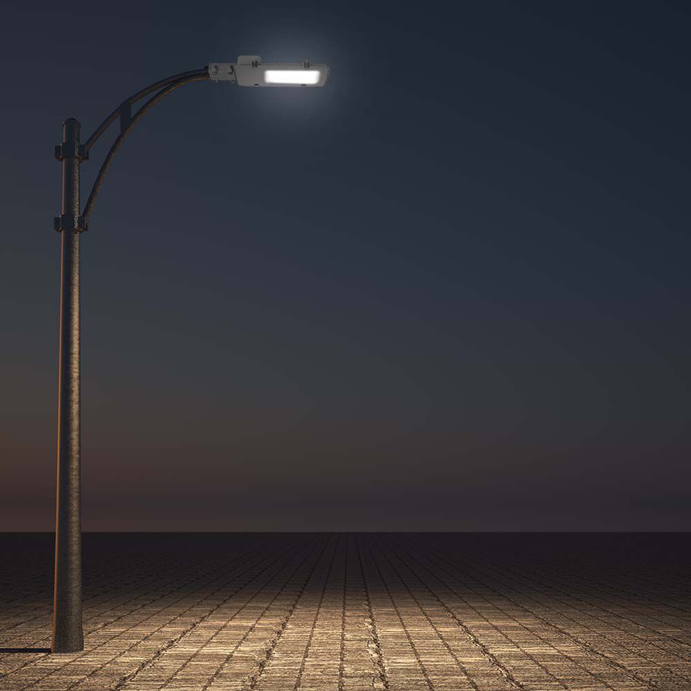 LED Street Light SAMSUNG CHIP - 50W Grey Body 6500K 5 Years Warranty img 1