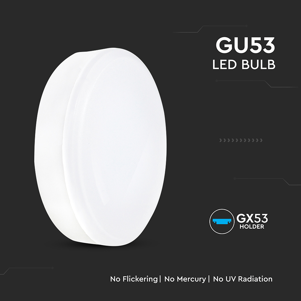 LED Bulb - 6.4W GX53 3000K img 1
