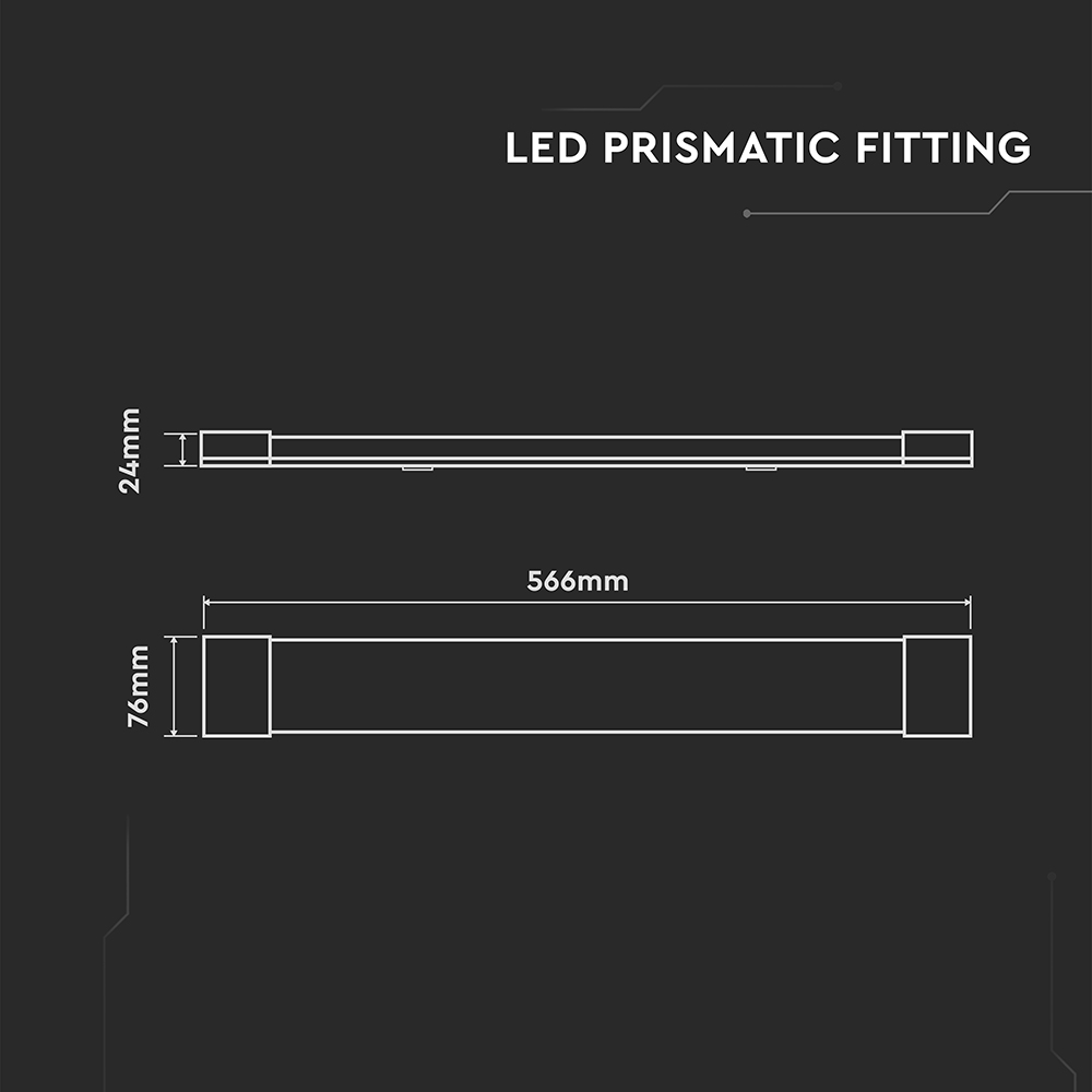 LED Grill Fitting - CREE CHIP 60CM 20W 6500K
