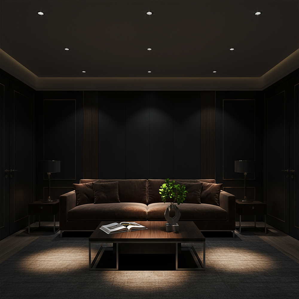 LED Spotlight - CREE CHIP 6W GU10 Ripple Plastic 3000K 38°