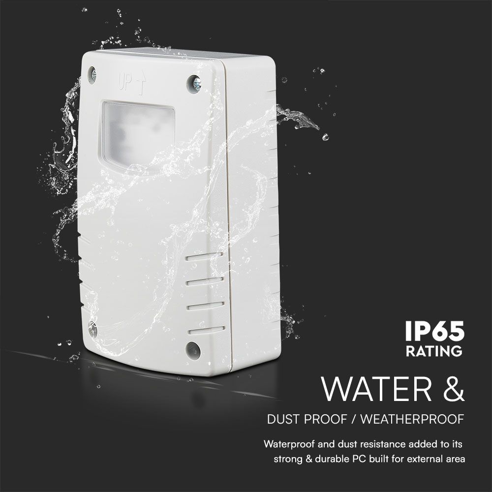 Photocell Sensor IP65 White body img 2