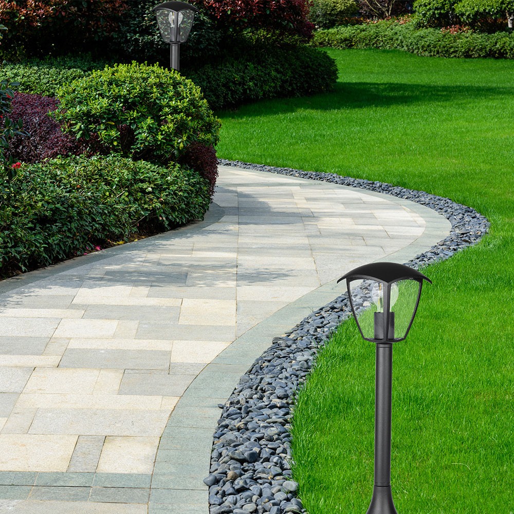 Lampada Giardino 600mm IP44 Nero