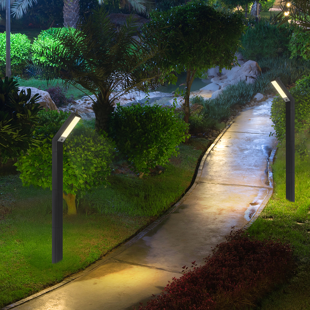 1.5W LED SPike Solar LIGHT 2 IN 1 CCT Adjustable Black Body IP65