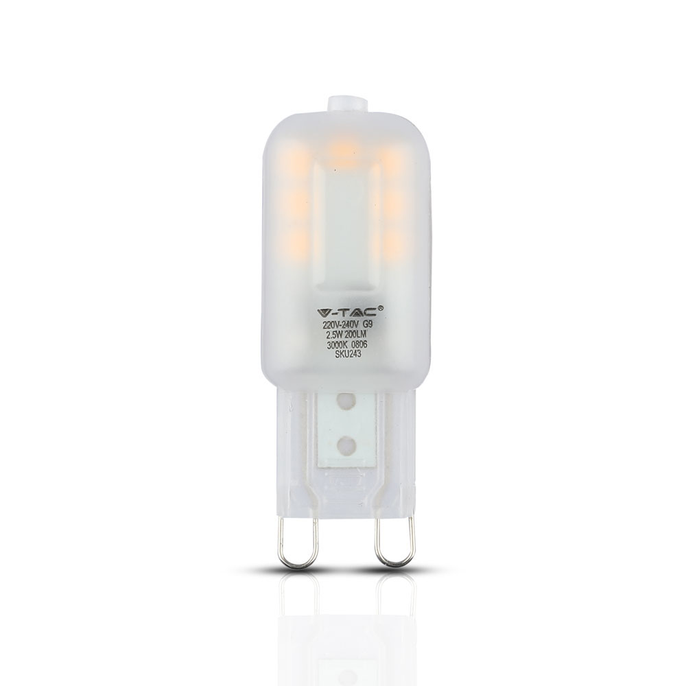 Żarówka LED 2,5W 3000K G9