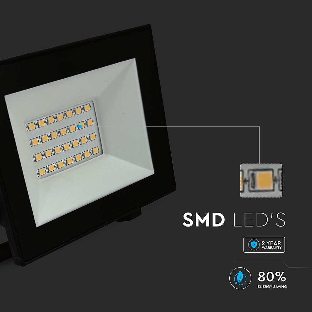 20W LED Floodlight 4000K Black Body