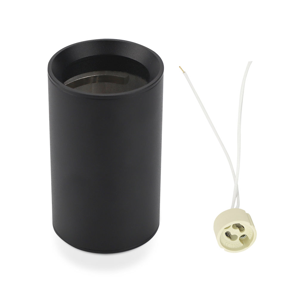 GU10 Surface Mounted Fitting Black ( H : 1000mm ) img 1