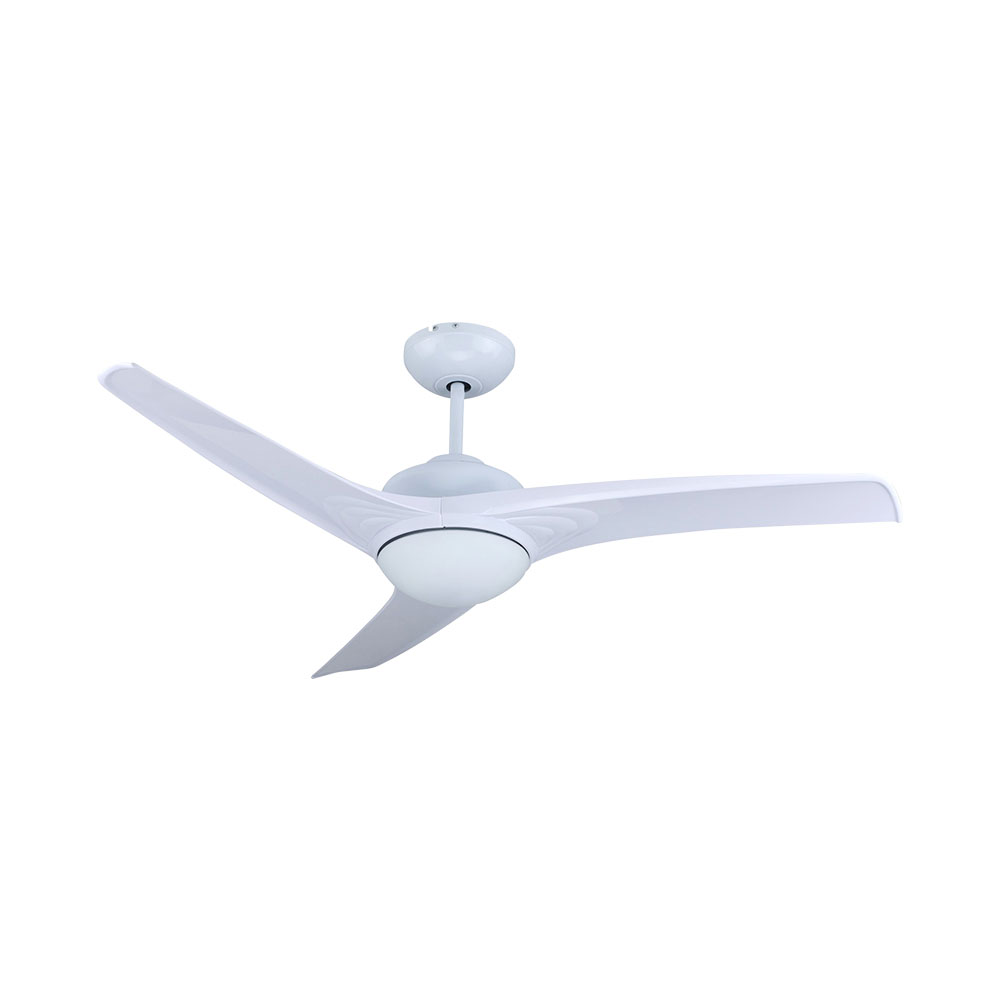 15W 3 in 1 LED Ventilatore a soffitto Controllo RF 3 pale Motore bianco 35W DC