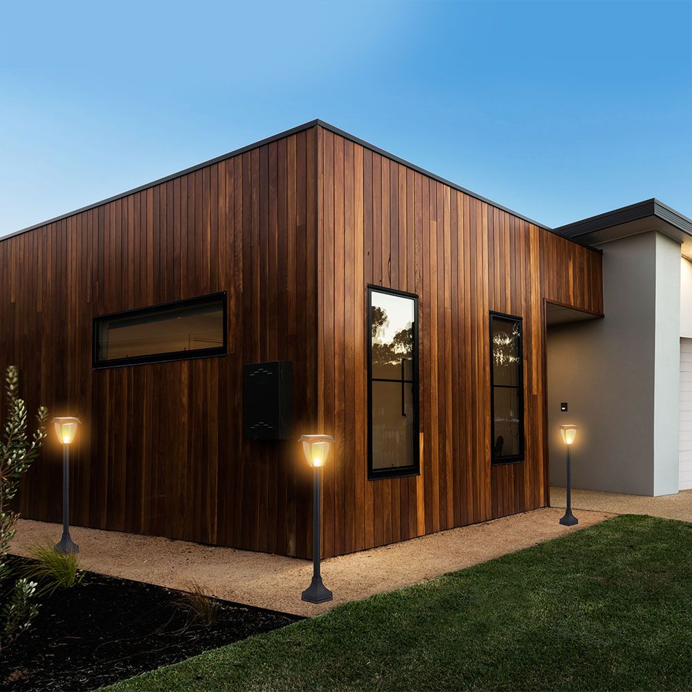 2W LED Solar Stand Lawn Black Body 3000K 6000K