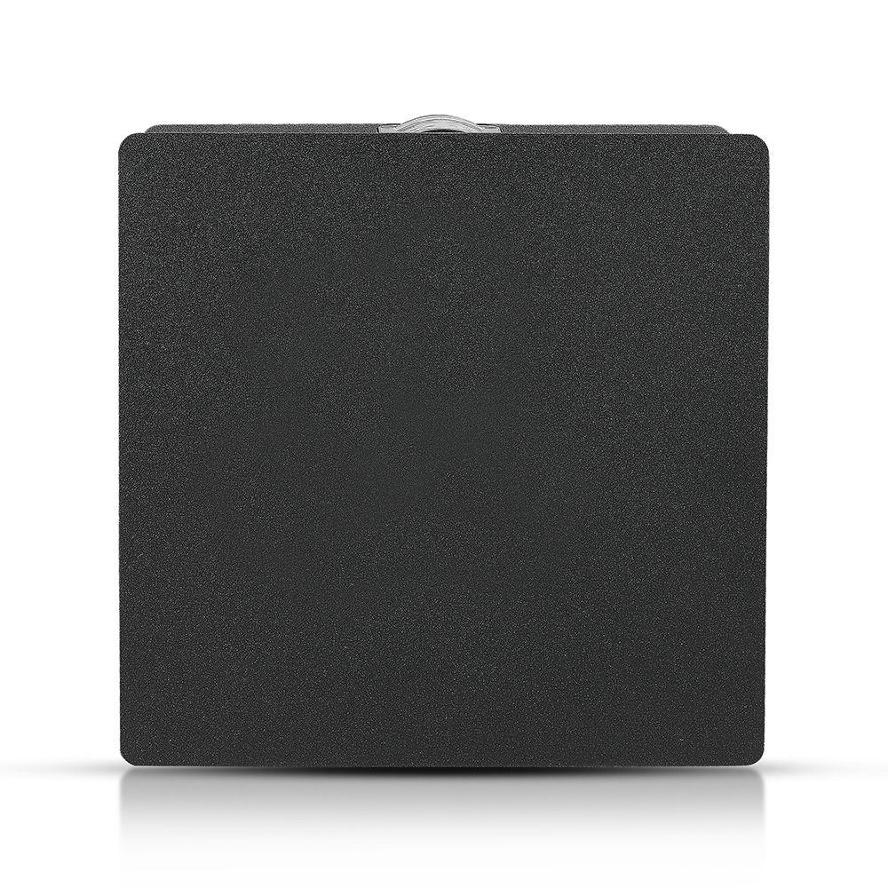 4W LED Wall Light Black Body Square 3000K IP65 img 3