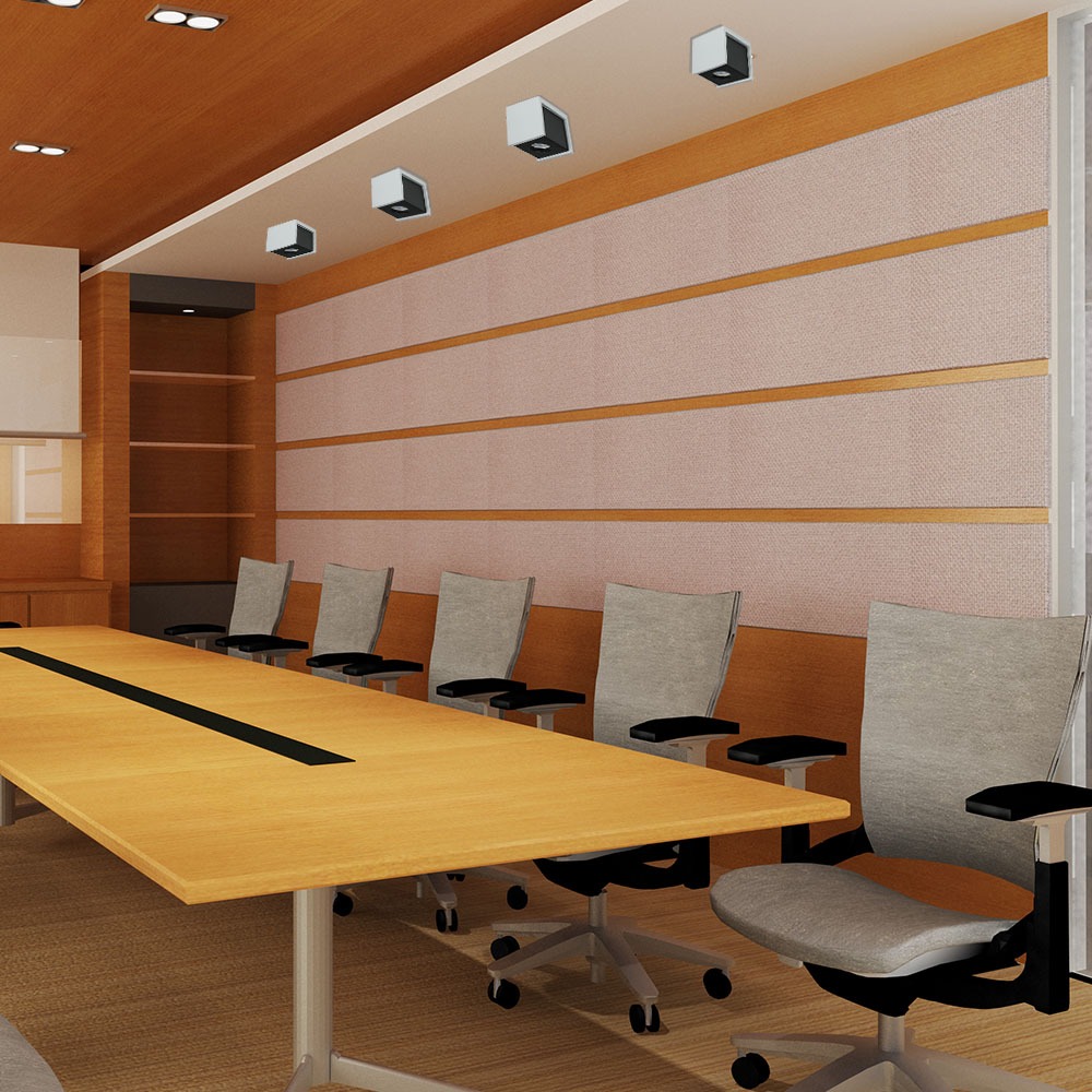 GU10 Fitting Concrete Surface Gun Black Bottom Quadrato