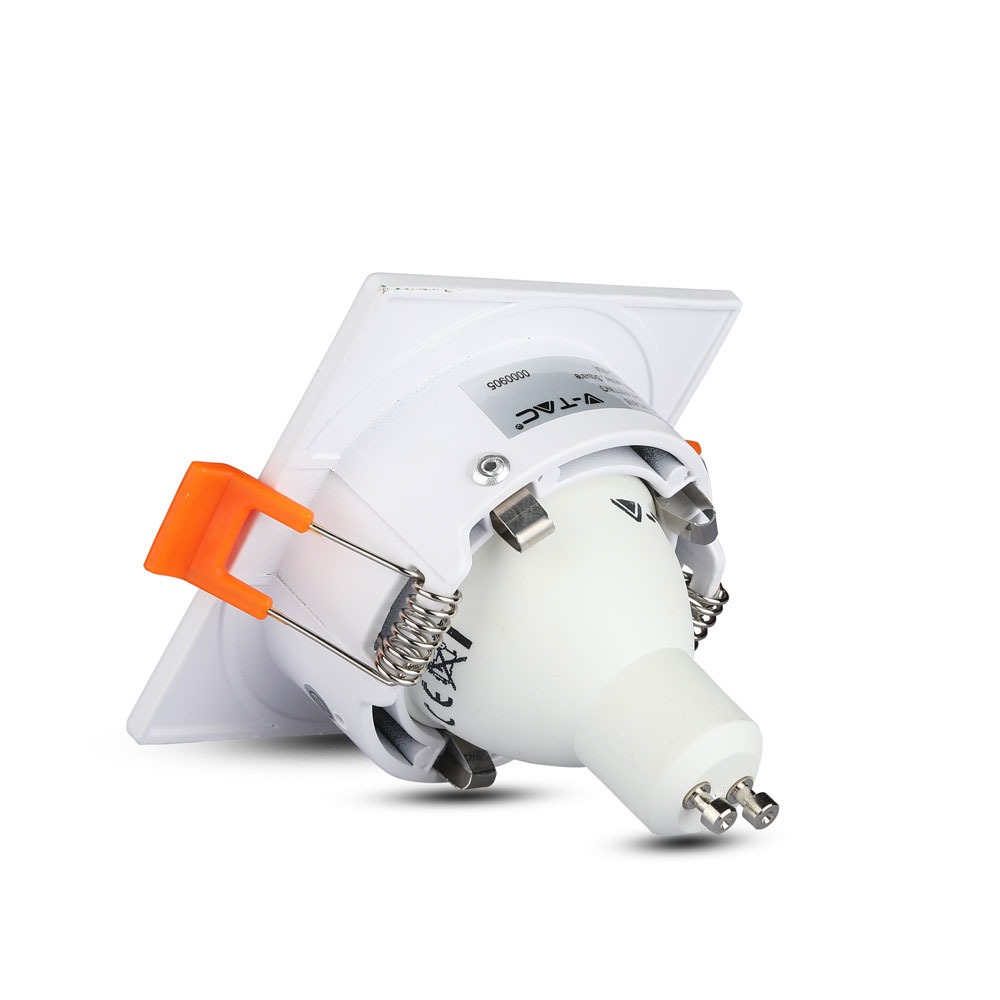 GU10 Fitting Square White img 3