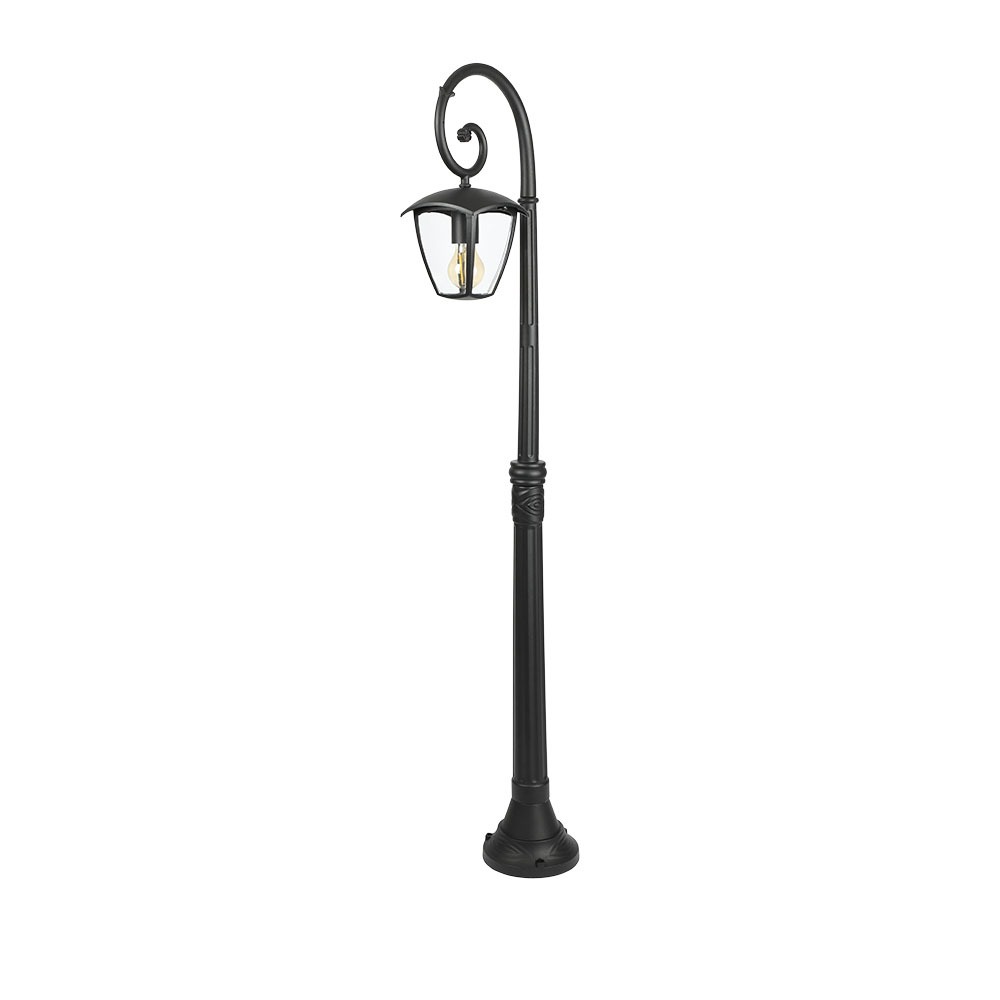 Lampada Giardino 1xE27 1365mm IP44 Nero img 1