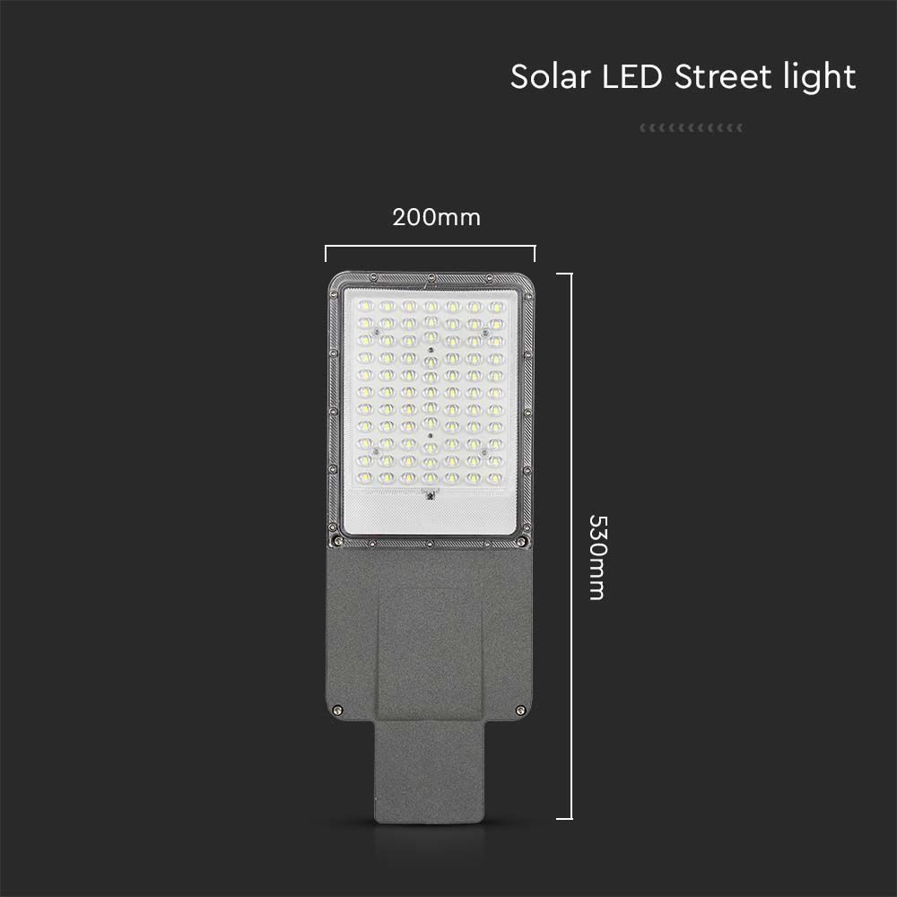 30W LED Solar Street Light Bridgelux Chip 4000K