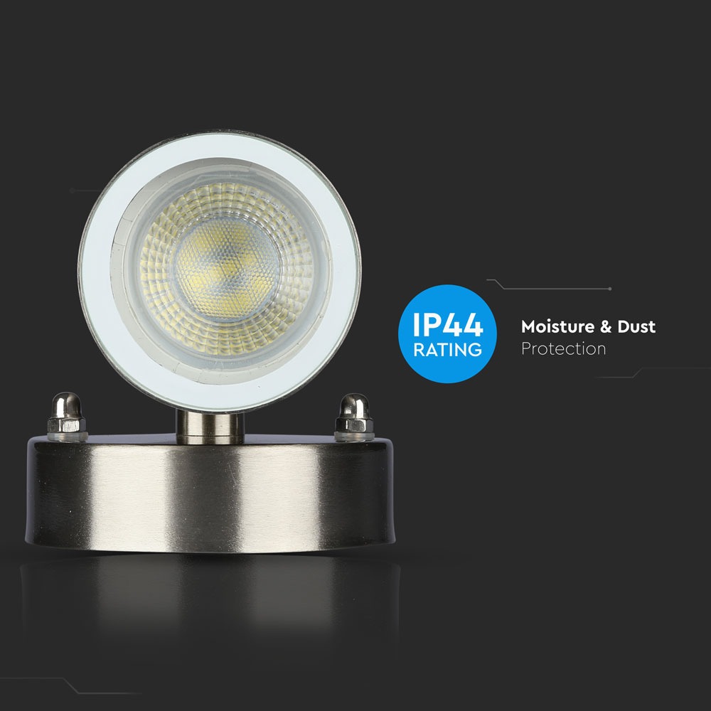 Portafaretto da Muro GU10 in Acciaio corpo a 2 Uscite img 1