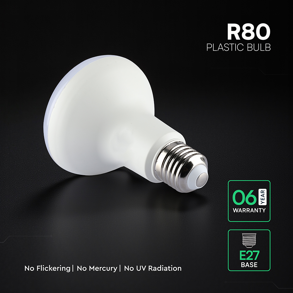 11W LED Bulb E27 R80 Plastic CREE CHIP 4000K