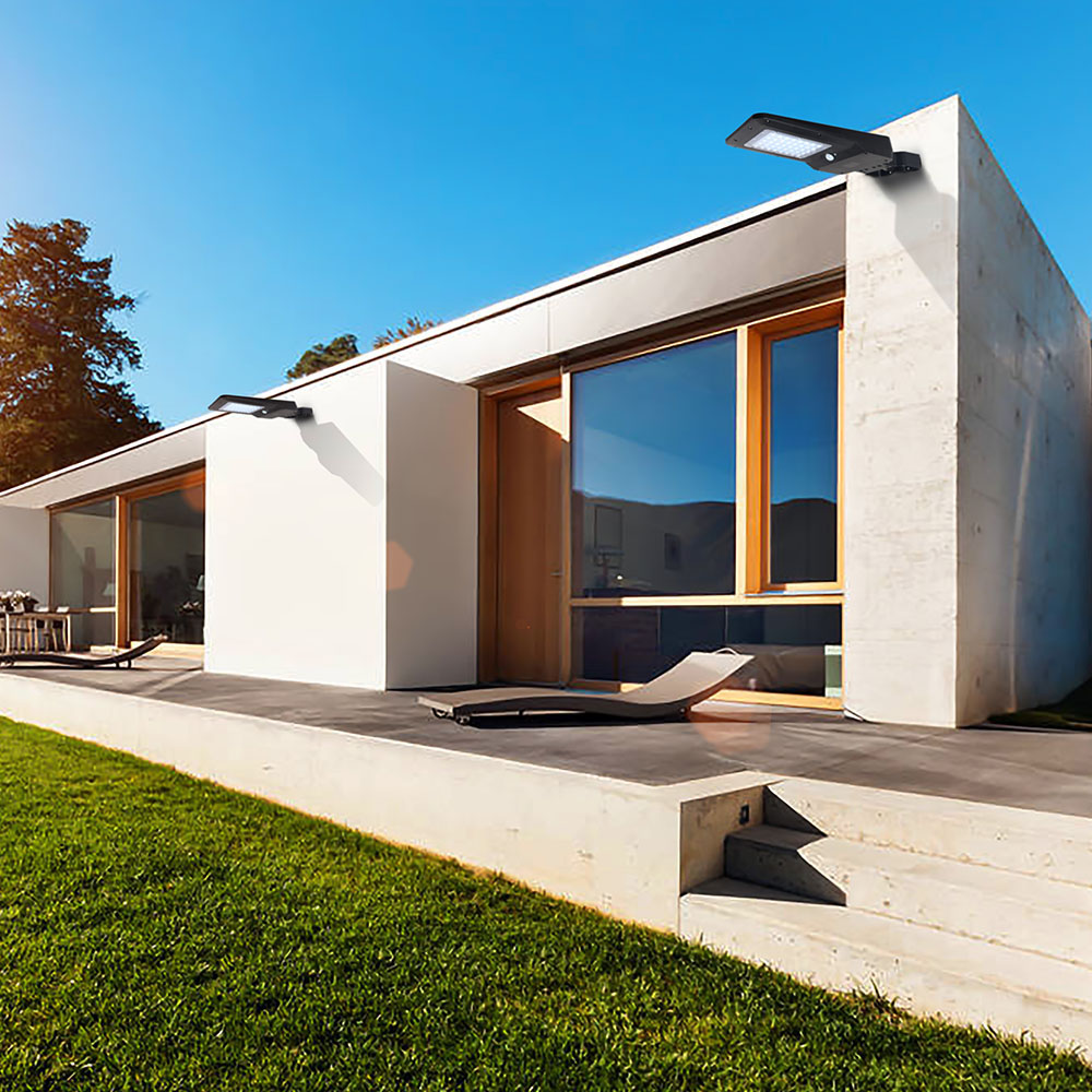 40W LED Armatura solare stradale Corpo nero  4000K 120lm/W img 2