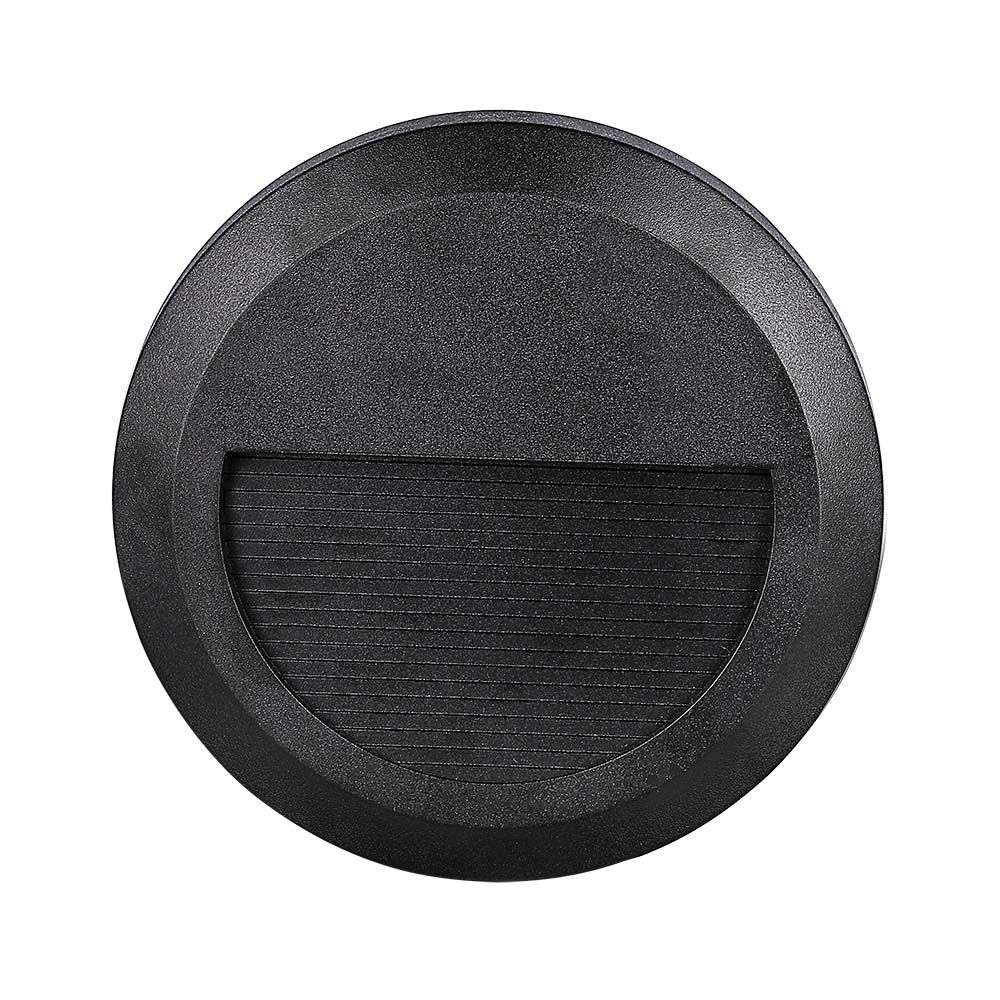 2W LED Step Black Body Round 3000K img 3