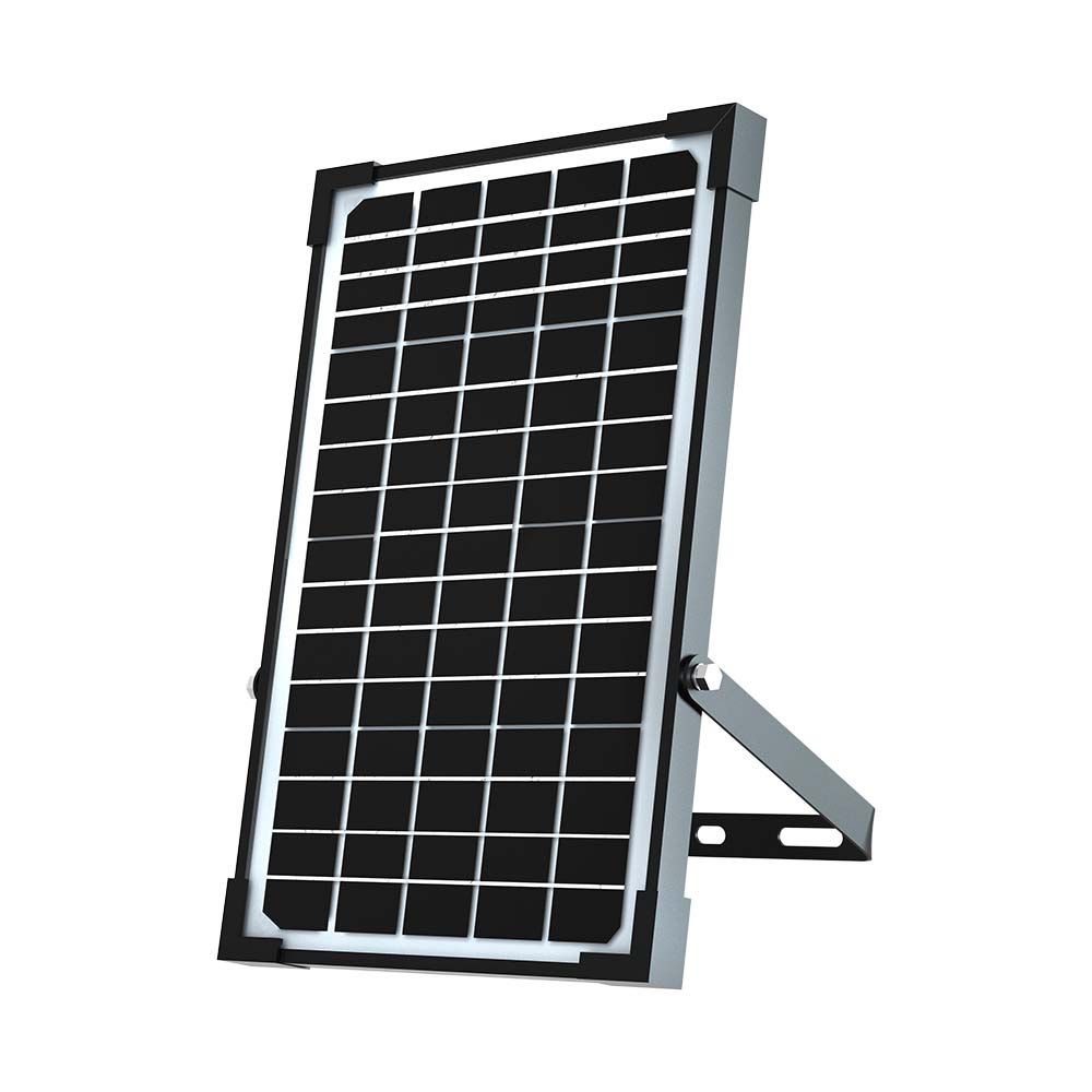 30W LED Solar Floodlight LiFePo Battery 3.7V Black 6000K img 1
