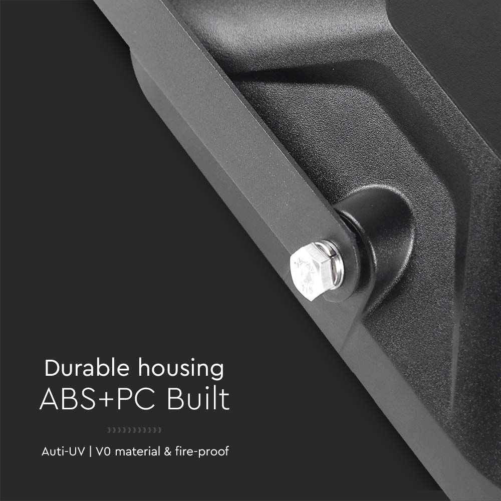 10W LED Solar Floodlight LiFePo Battery 3.7V Black  img 3