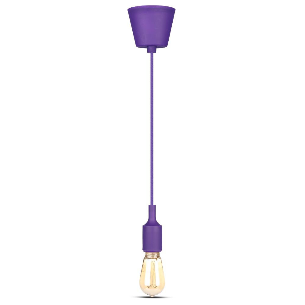 Lampadario con Portalampada Viola img 2