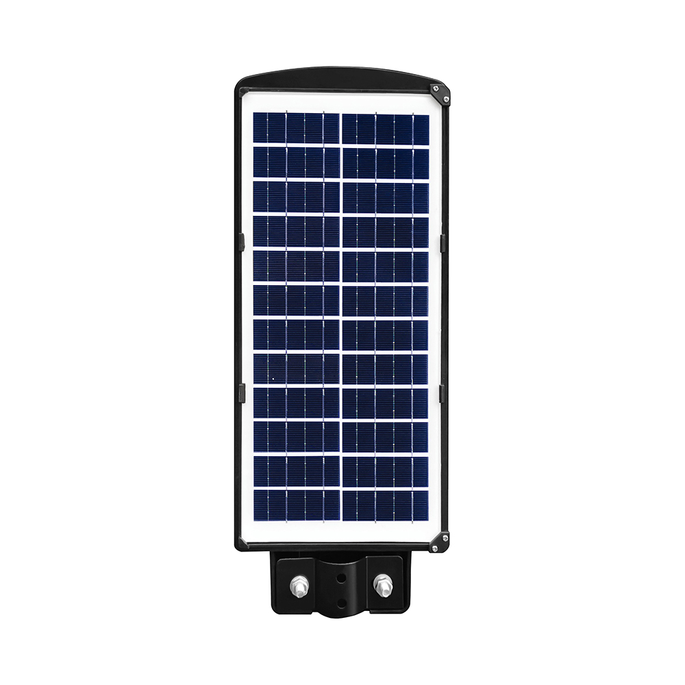 8W LED Plastic Solar Street Light 6000K Black Body img 1