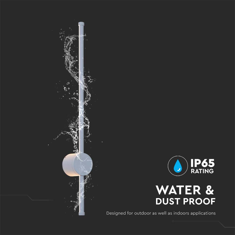 Lampada LED da Muro 12W Colore Bianco 3000K IP65 img 2