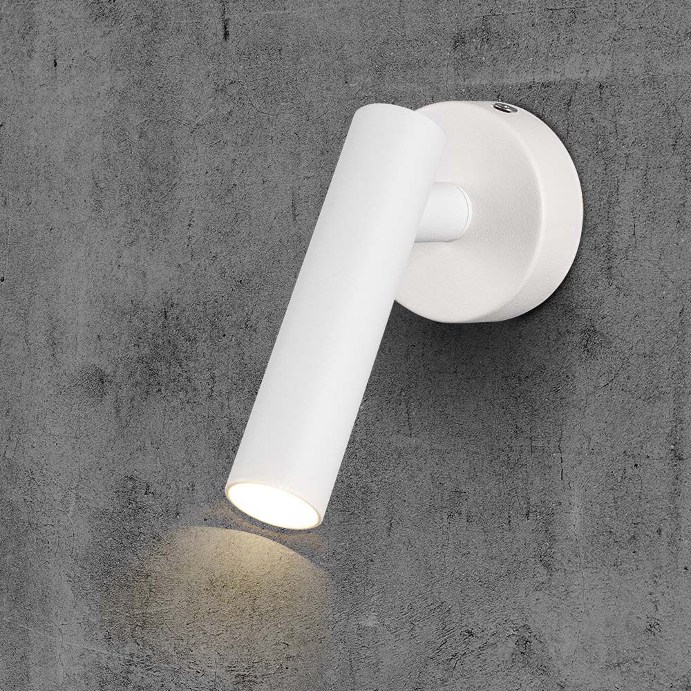 FARETTO LED DA PARETE 2W DA SUPERFICIE 4000K CORPO BIANCO img 1