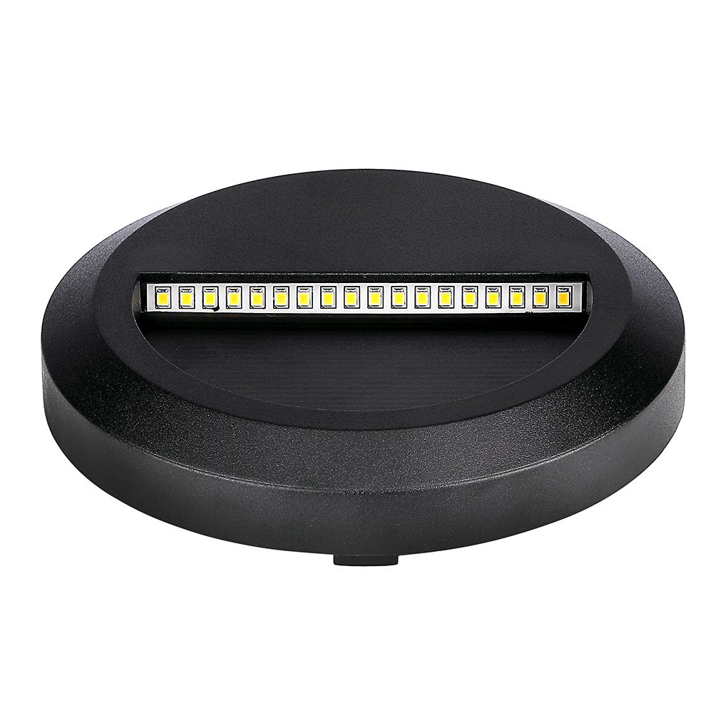 2W LED Step Black Body Round 3000K img 4