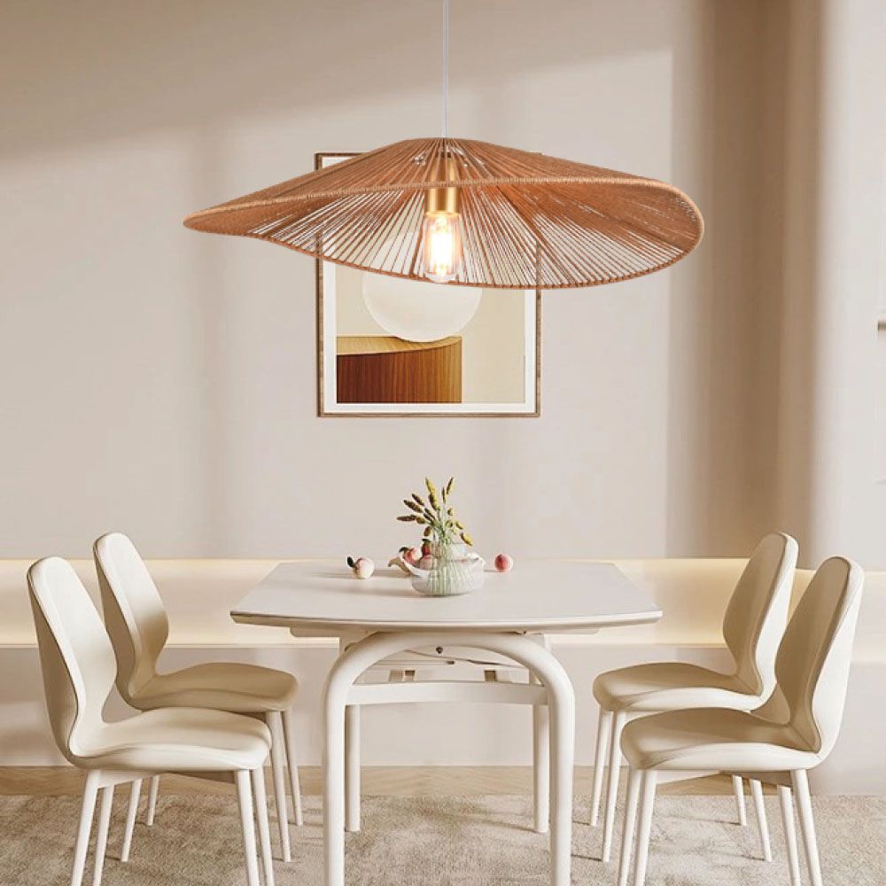 LED Designer Pendant Lampholder Rope Color Body D600*H120 E27