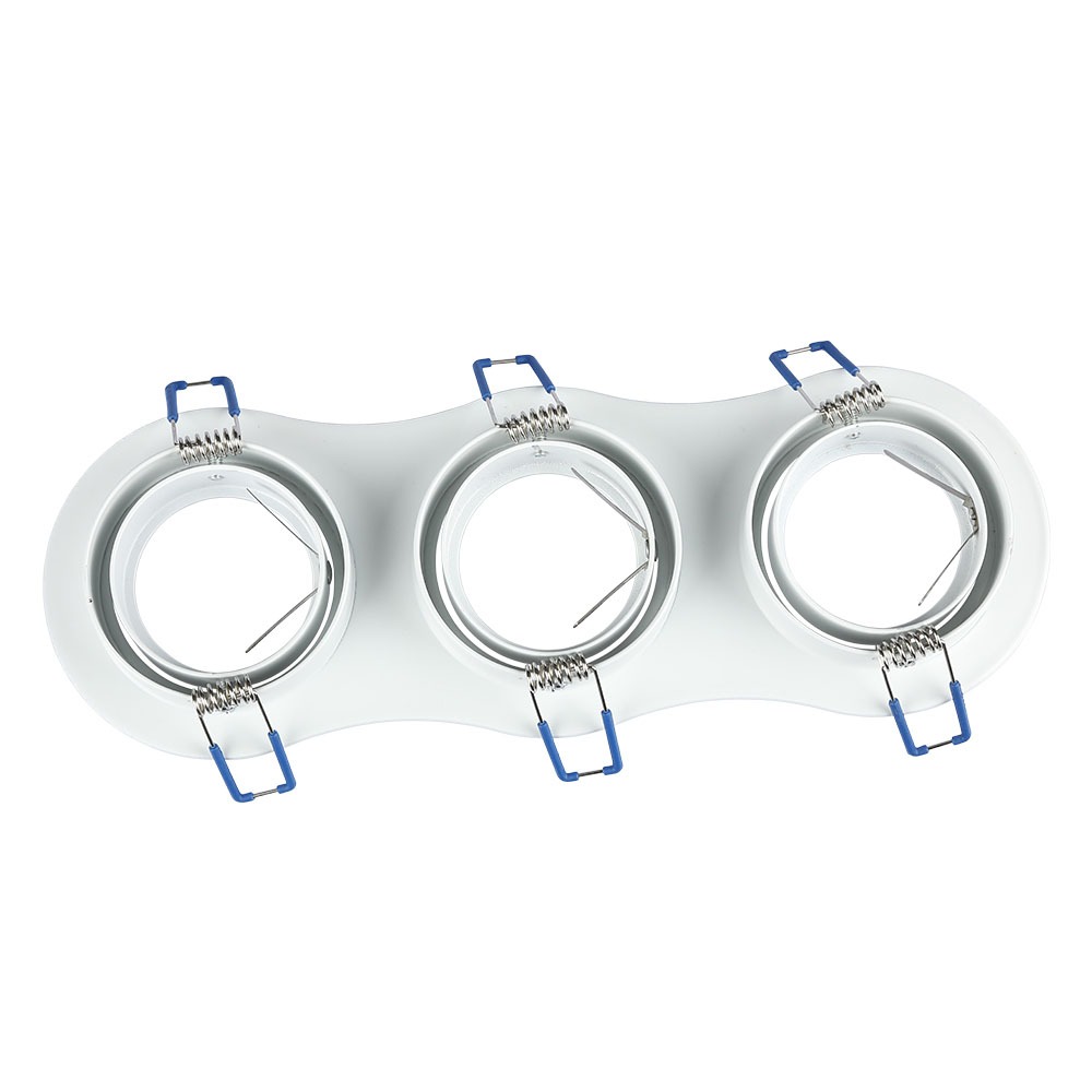 3*GU10 Corpo Rotondo Bianco img 3