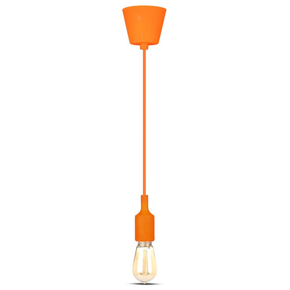 Lampadario con Portalampada Arancione img 2