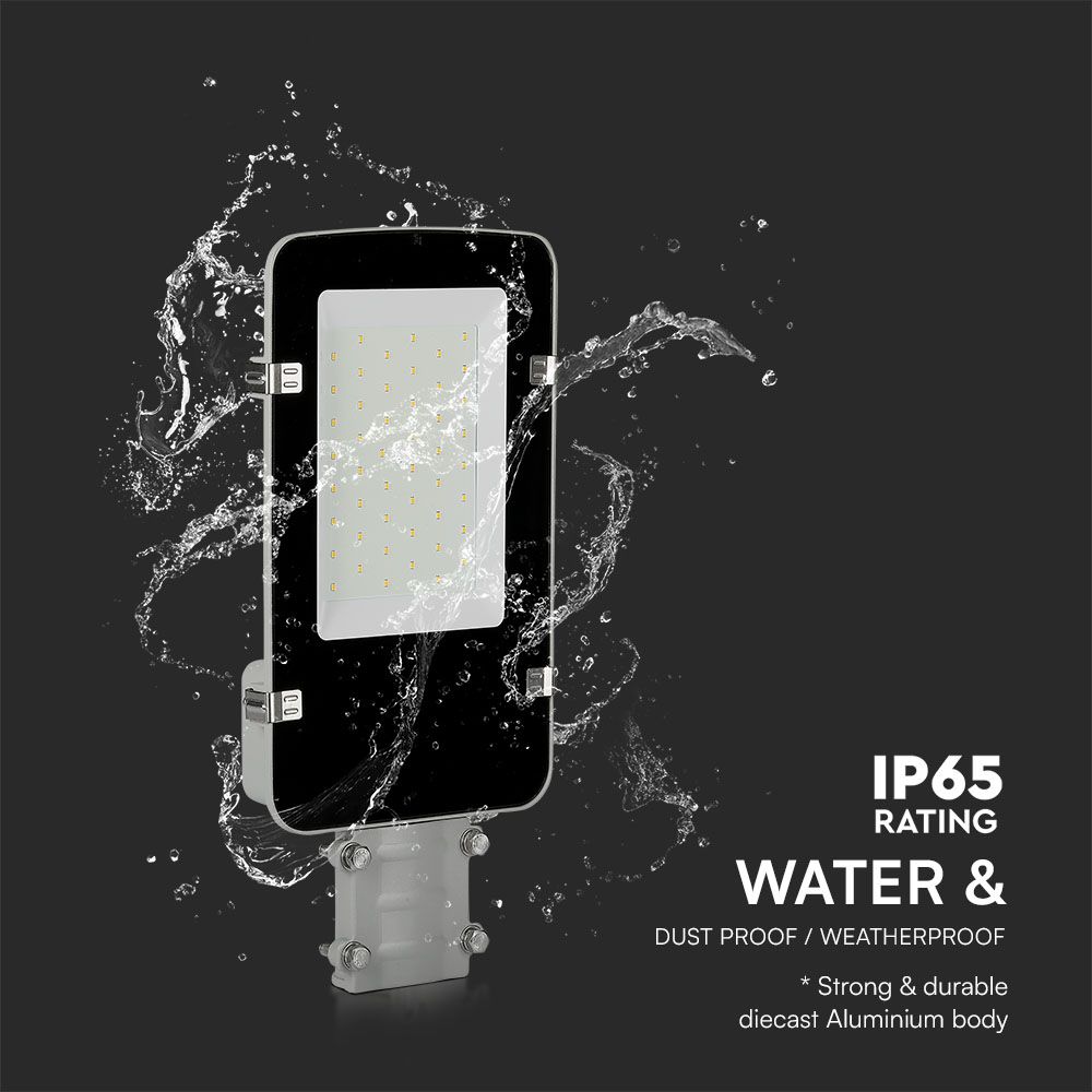 LED Street Light SAMSUNG CHIP - 50W Grey Body 6500K 5 Years Warranty img 3