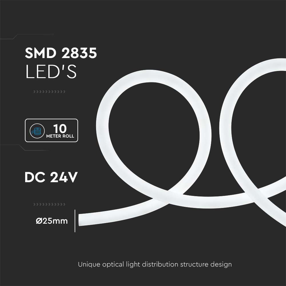 Neon Flex 12W/m Bobina 10m 24V