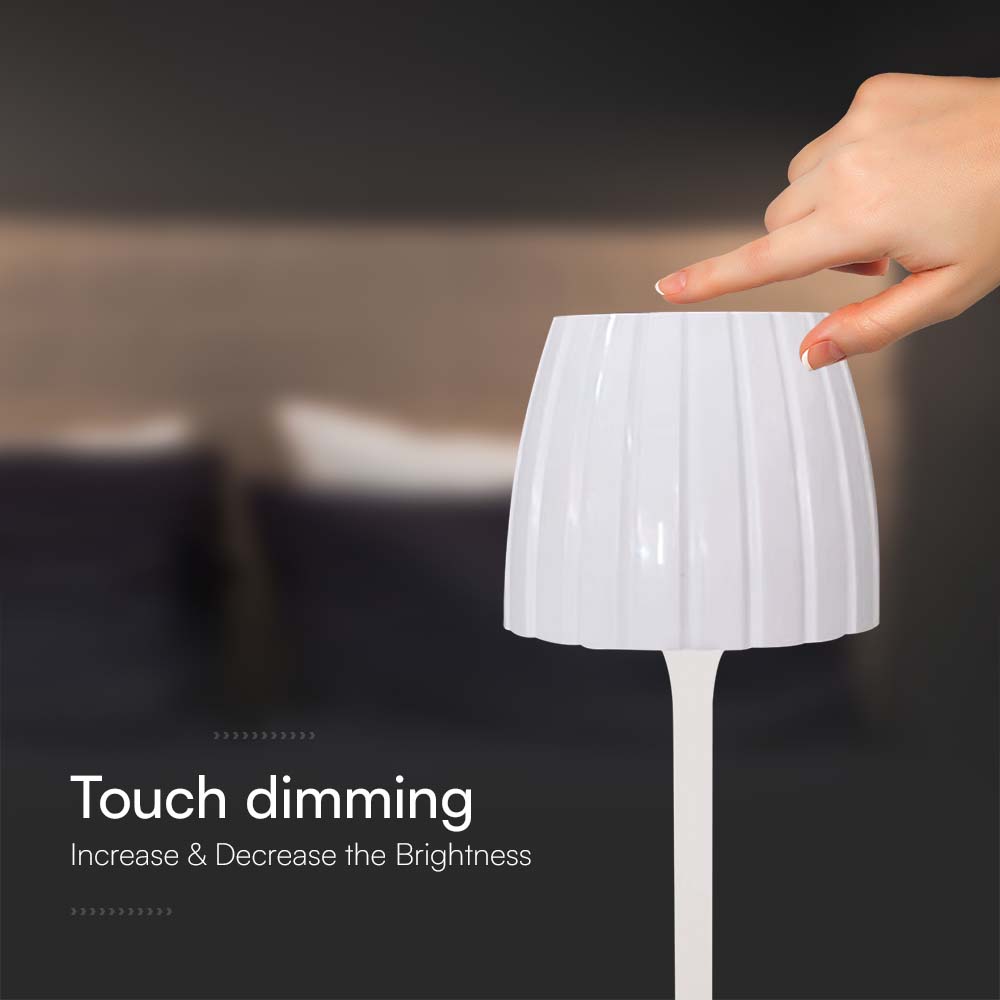2.7W LED Table Lamp 3000K White img 1