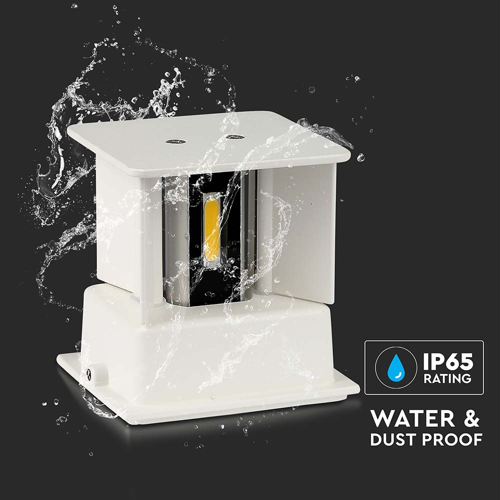 11W LED Wall Lamp With Bridgelux Chip White 4000K Square img 4