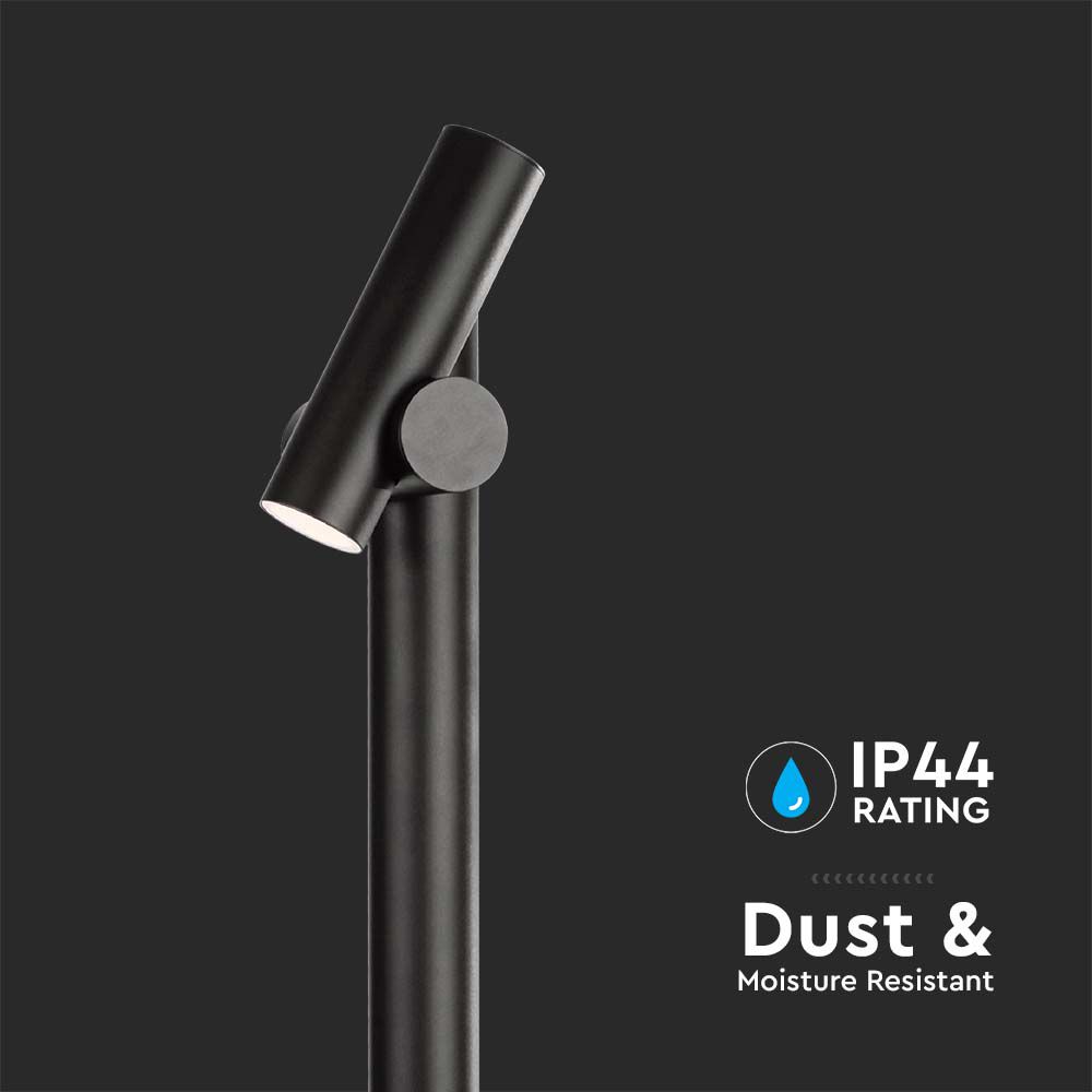 Faretto LED Doppio bidirezionale da Terra 2*2,6W Colore Nero 129*159*1000mm 3000K  img 4