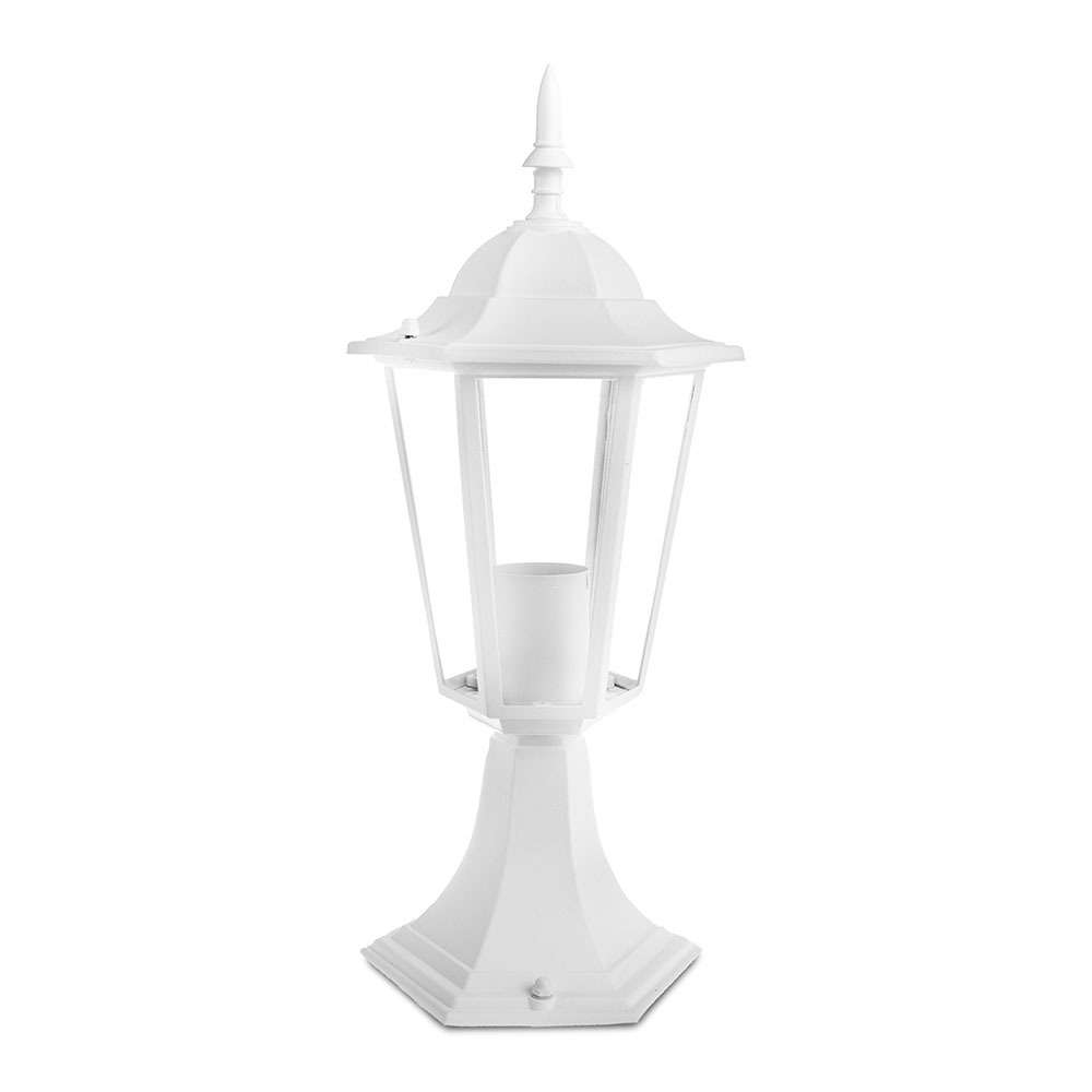 Lampada Giardino E27 30cm Bianco img 1