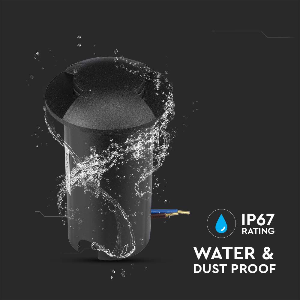 1W LED Step Light Black 2Way 3000K img 1