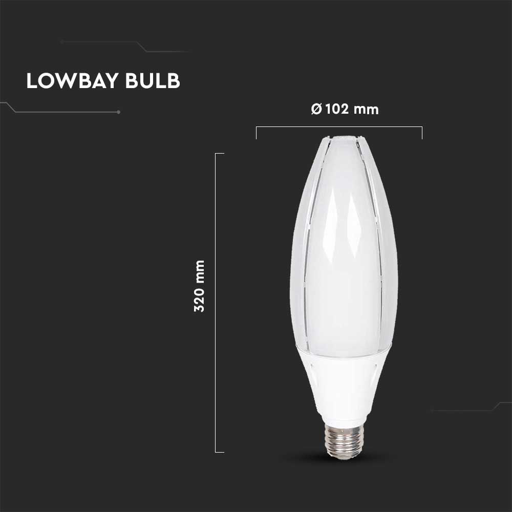 LED Bulb - SAMSUNG CHIP 60W E40 Olive Lamp 6400K