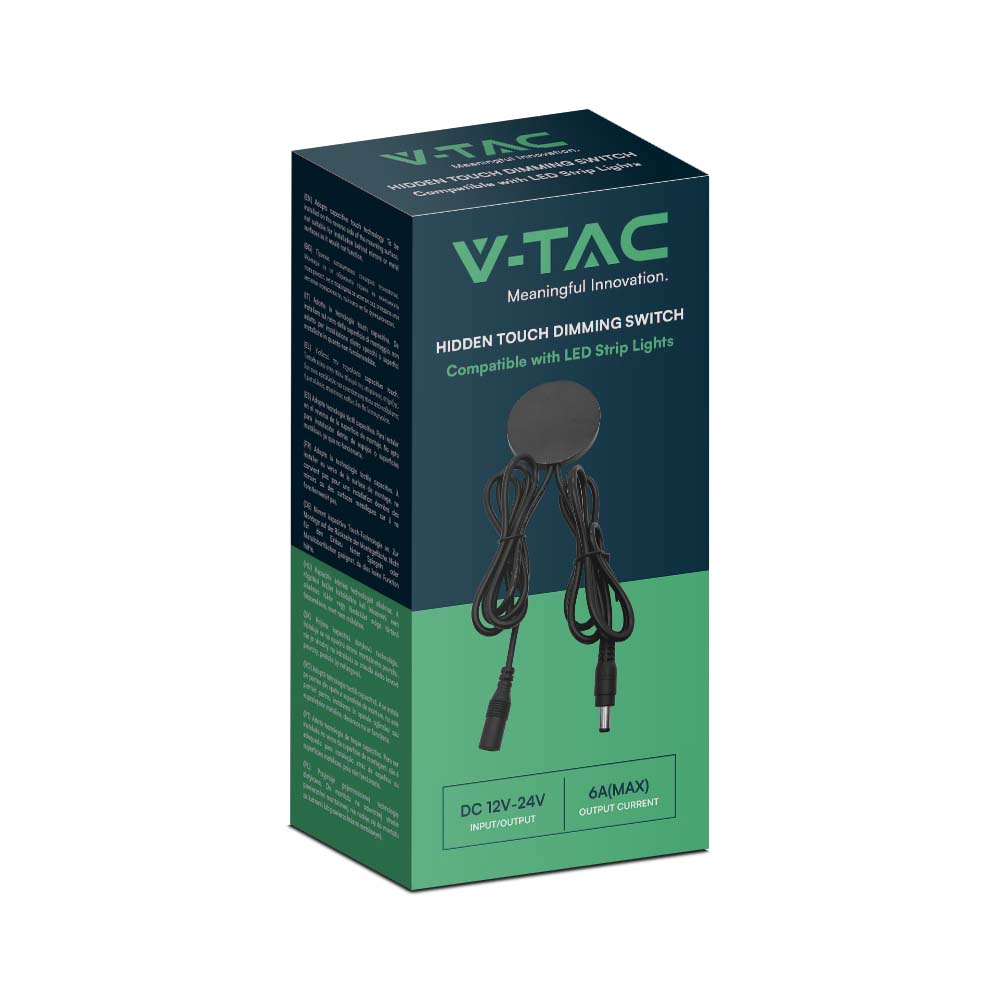 Hidden Touch Dimmer Switch For LED Strip Light Black Body