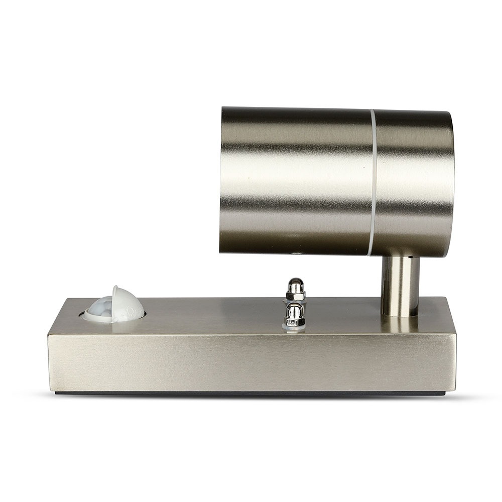 Portafaretto da Muro GU10 con Sensor in Acciaio corpo a 1 Uscita img 4