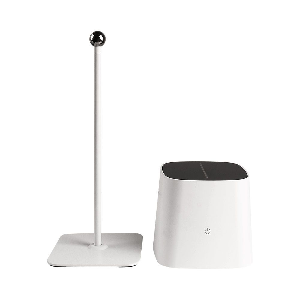 5W LED Magnetic Table Lamp With Battery 3600mAh CCT: 3IN1 White Body Dimmable img 1