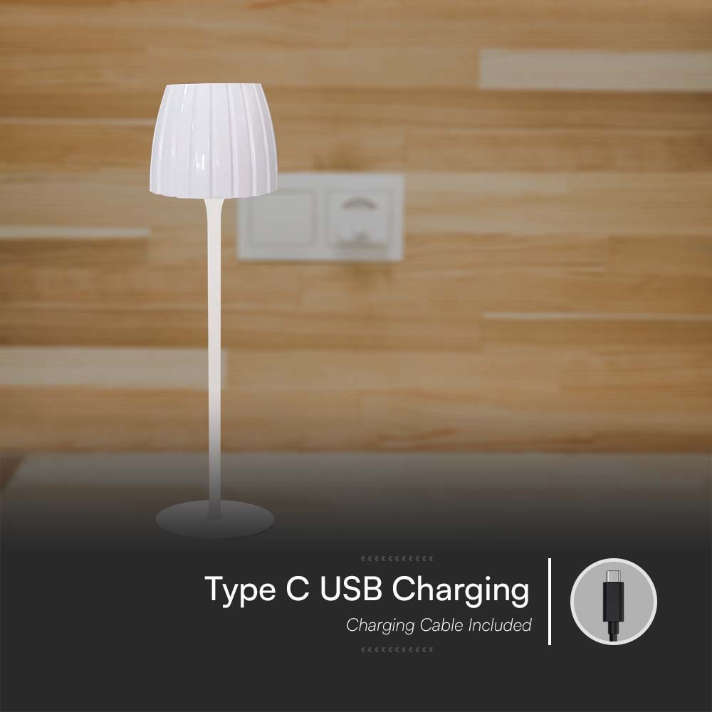 2.7W LED Table Lamp 3000K White img 3