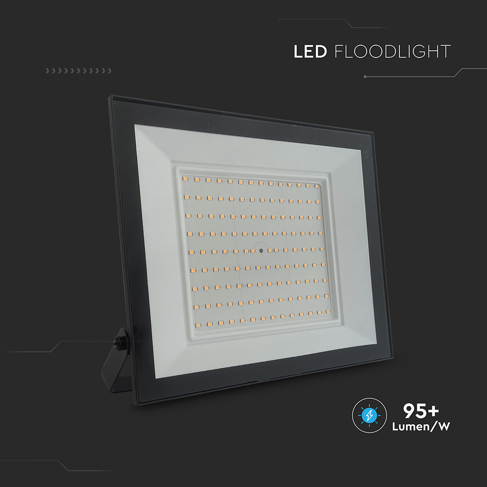 100W LED Floodlight 3000K White Body img 3