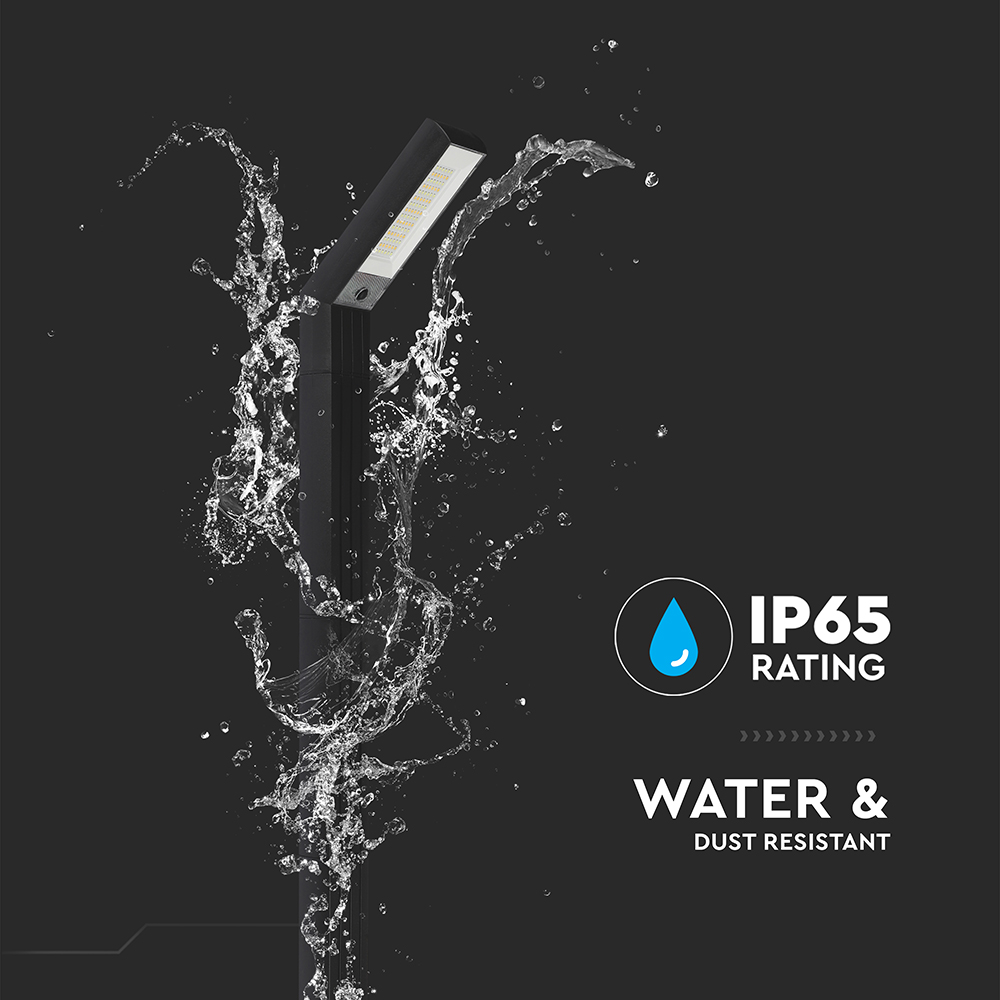 1.5W LED SPike Solar LIGHT 2 IN 1 CCT Adjustable Black Body IP65 img 1