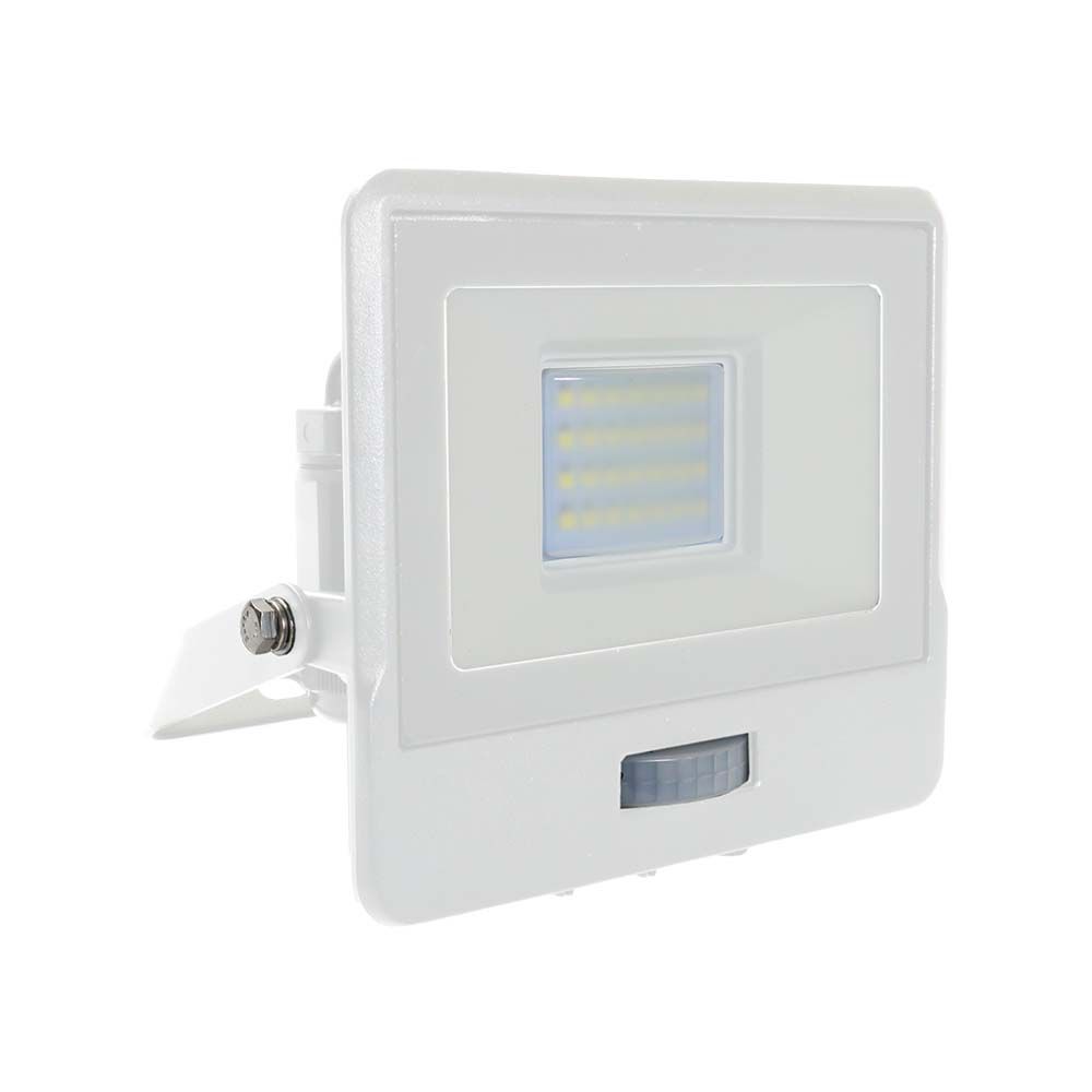 20W LED PIR Sensor Floodlight SAMSUNG CHIP White Body 4000K