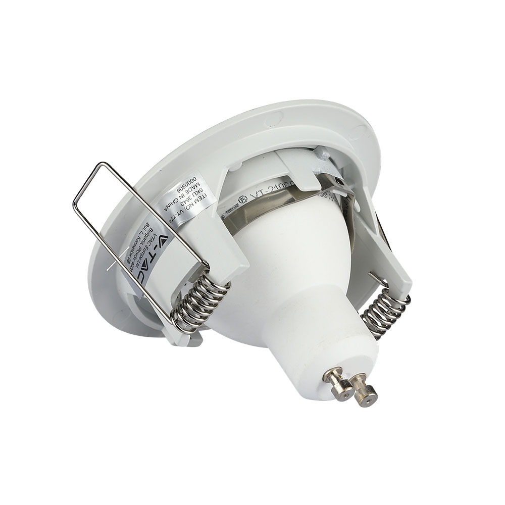 GU10 Corpo Faretto Rotondo Bianco img 6