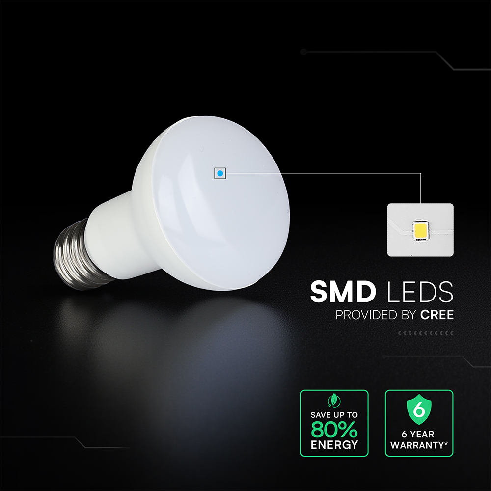 8.5W LED Bulb E27 R63 CREE CHIP 3000K