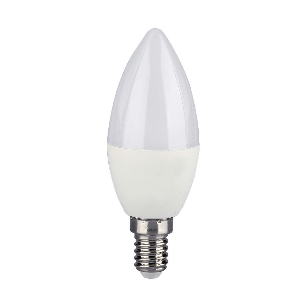 LED Bulb Candle 4.8W E14 With RF Control RGB 4000K Dimmable
